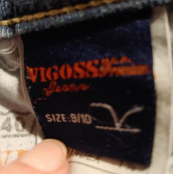 Vigoss Vintage Y2K Love Jeans Juniors 9/10 - Picture 12 of 14